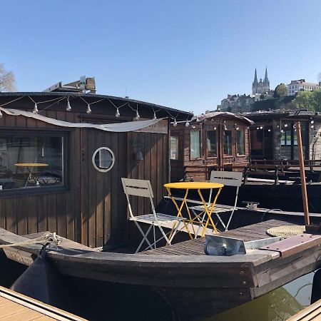 Logement Insolite La Toue Cabanee Centre Ville อองเชร์ ภายนอก รูปภาพ